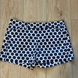 GAP Navy Polka Dot High Waist Women's Shorts